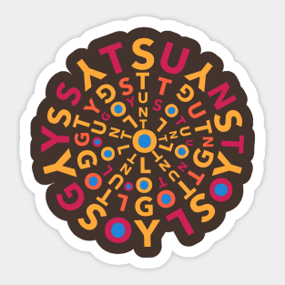 Stuntology mandala Sticker